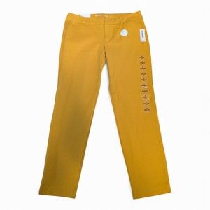 Old Navy Women's Yellow Tapered Pants Size 8 - New with Tags
